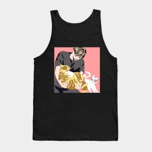 anime cat power Tank Top